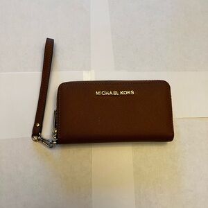 Michael Kors Chestnut Key & Card Holder